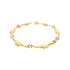 The Elephant Charms and Multicolor Birthstone Crystal Beads Bracelet in 14k gold filled is an exquisite piece featuring delicately arranged elephant-shaped links, enhanced with pastel pink, blue, and green crystal elements to symbolize spiritual protection.